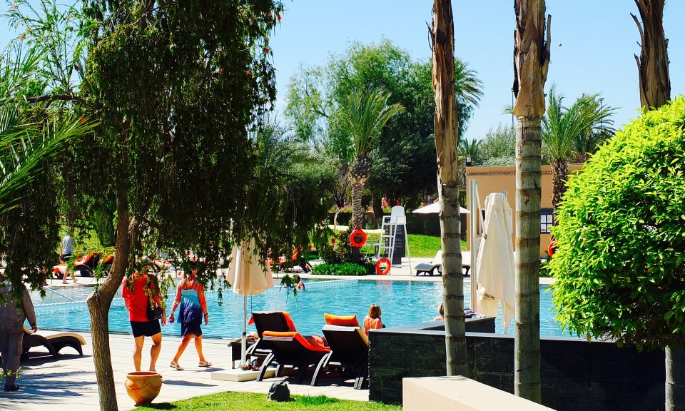 Swimmingpool Pullman Marrakech Palmeraie Resort and Spa Reiseblog Travel with Massi
