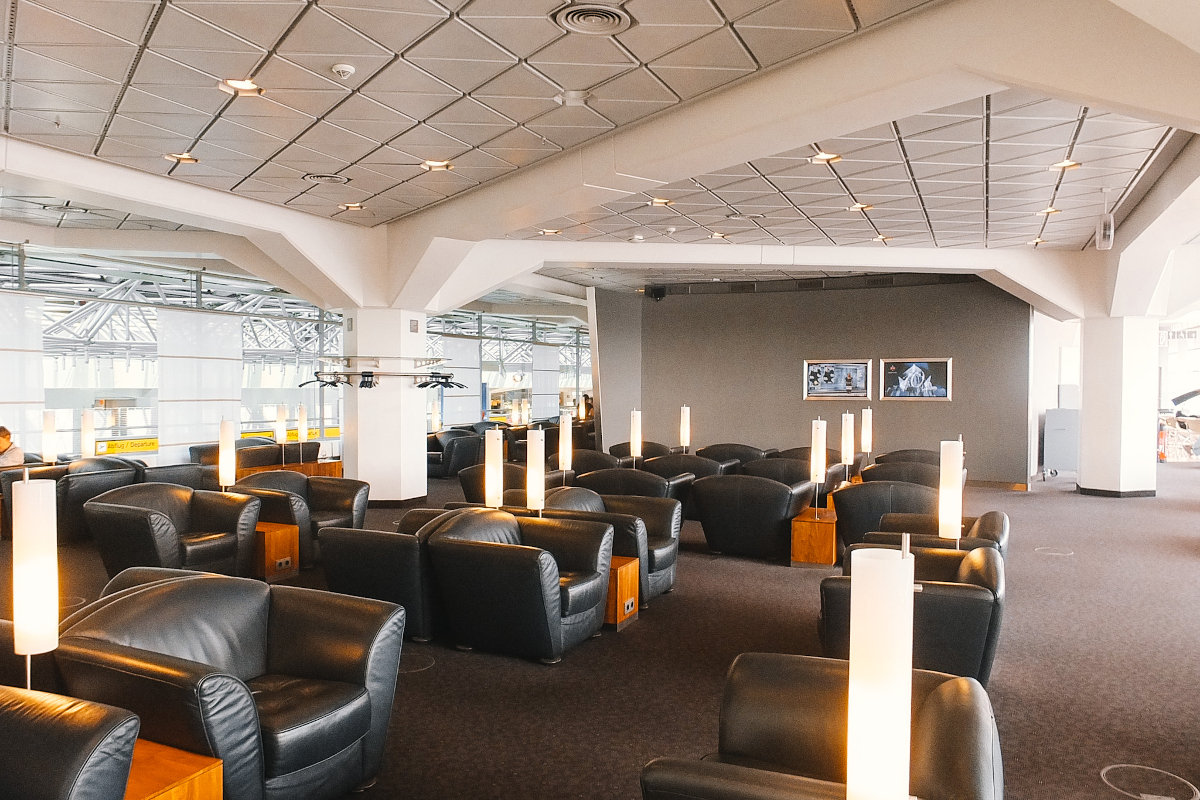 Sessel der Lufthansa Senator Lounge Berlin Tegel (TXL)