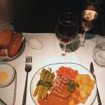 Review Thai Business Class 777 Phuket- Frankfurt Main Course Dinner