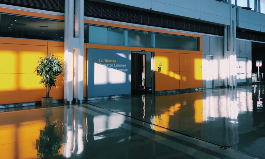 Review Lufthansa Senator Lounge Washington Dulles Eingang
