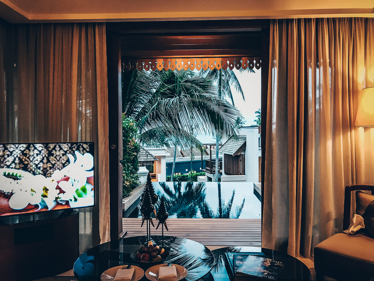 Review The Ritz-Carlton Koh Samui Wohnzimmer Pool Villa