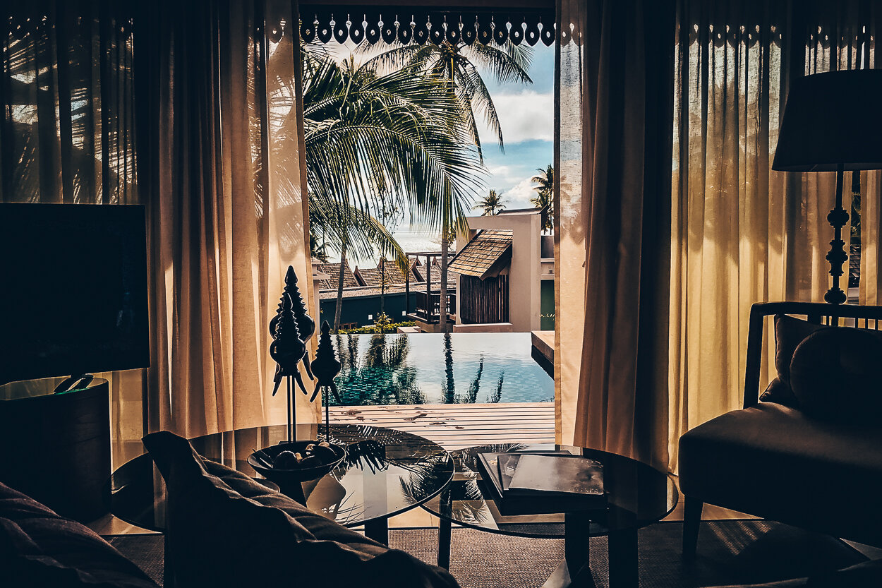 Review The Ritz-Carlton Koh Samui Pool Villa Ausblick