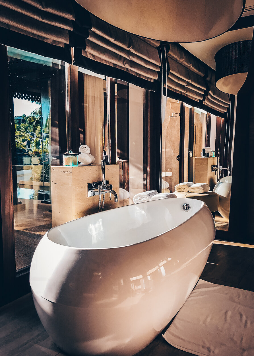 Review The Ritz-Carlton Koh Samui Pool Villa Badewanne