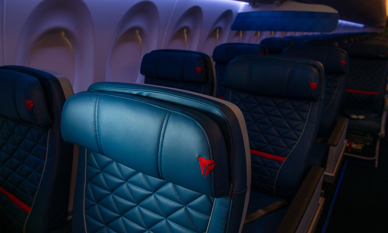 Delta Airbus A220 First Class