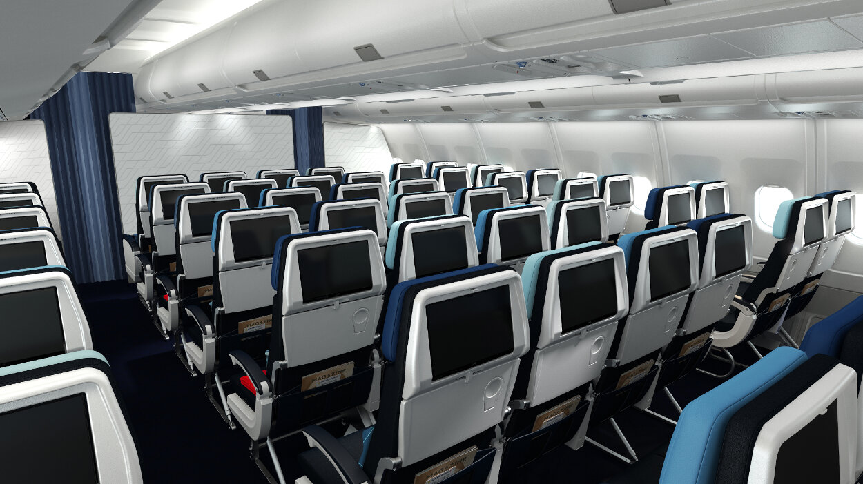 neue Air France Economy Class Airbus A330