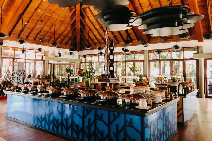 Hilton Seychelles Labriz Resort und Spa Frühstück Buffet