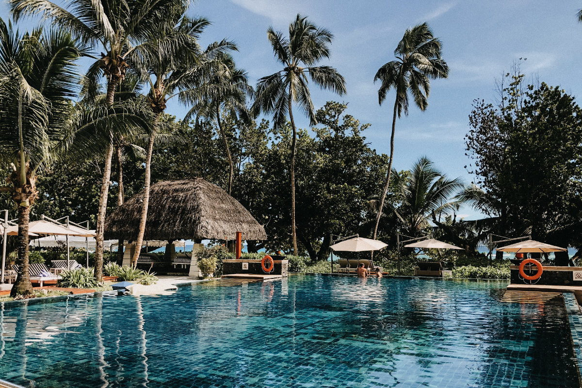 Hilton Seychelles Labriz Resort und Spa Swimmingpool