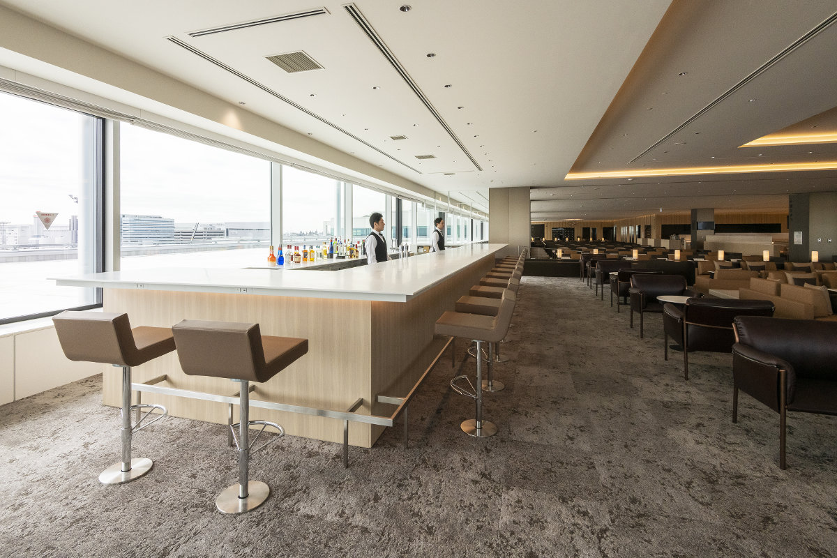 neue ANA Lounges Tokio Haneda ANA Lounge Bar