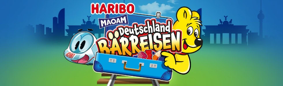 Promotion 10 Euro Gutschein HARIBO Tüten für Deutsche Bahn Fahrten