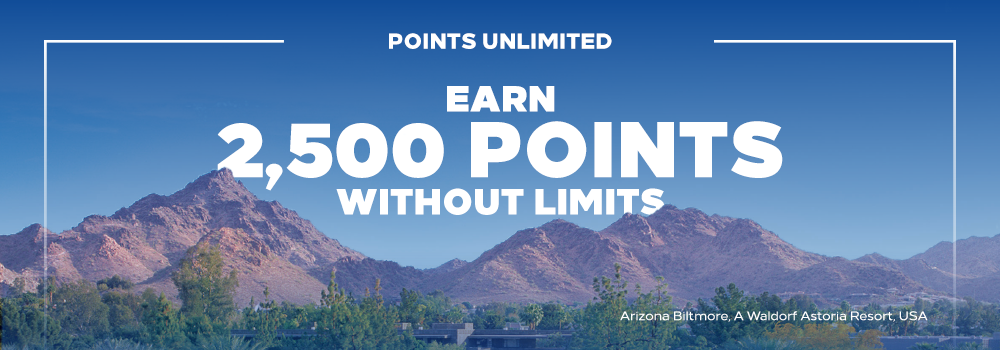 Hilton Points Unlimited 2021 Promotion