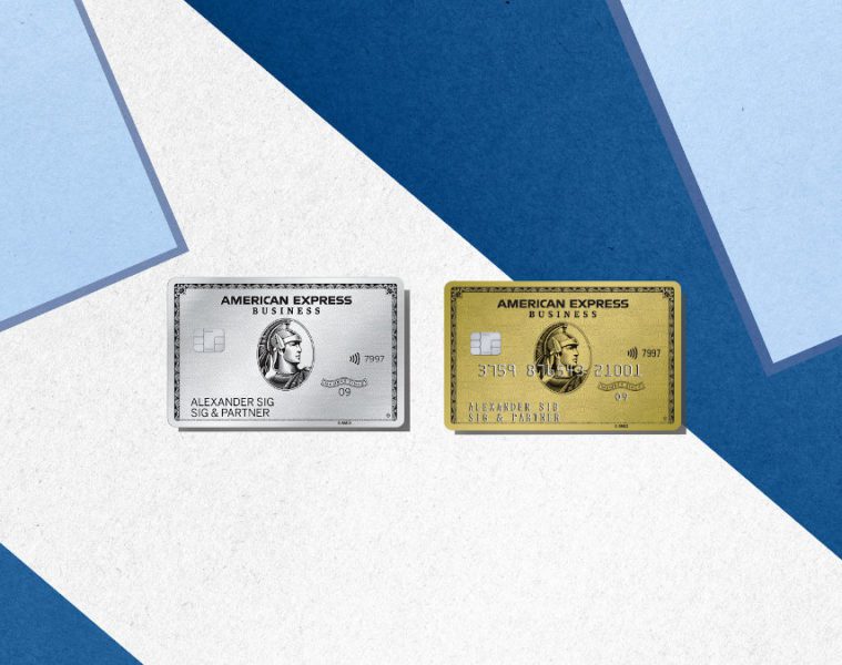 Karten-Vergleich Amex Business Gold gegen Amex Business Platinum Card