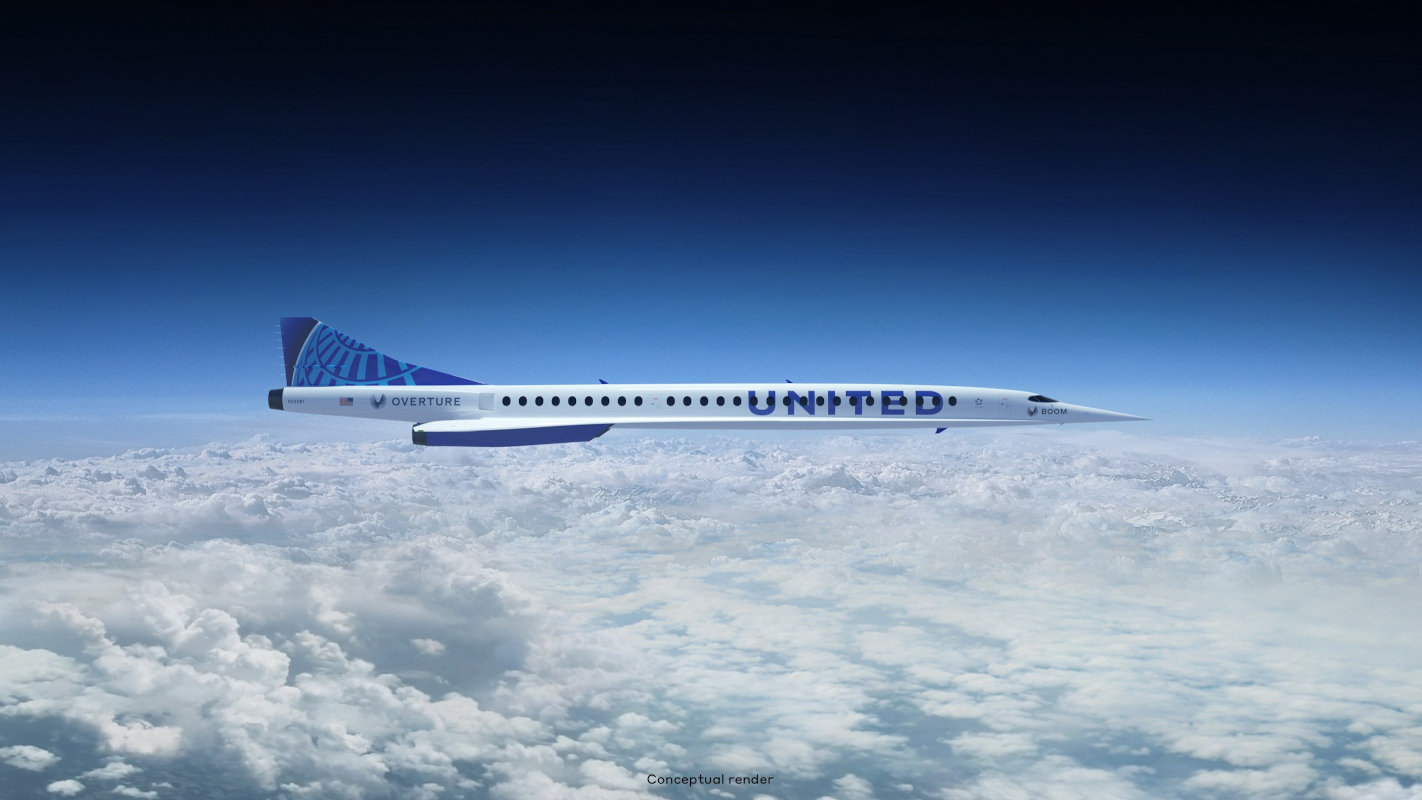 United Boom Supersonic Überschallflugzeug