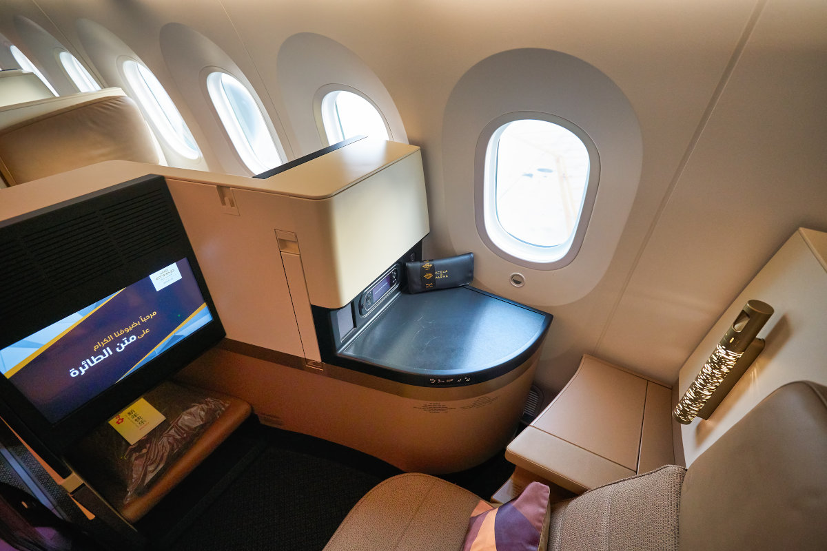 Amex International Airline Programm Etihad Airways Boeing 787 Business Class