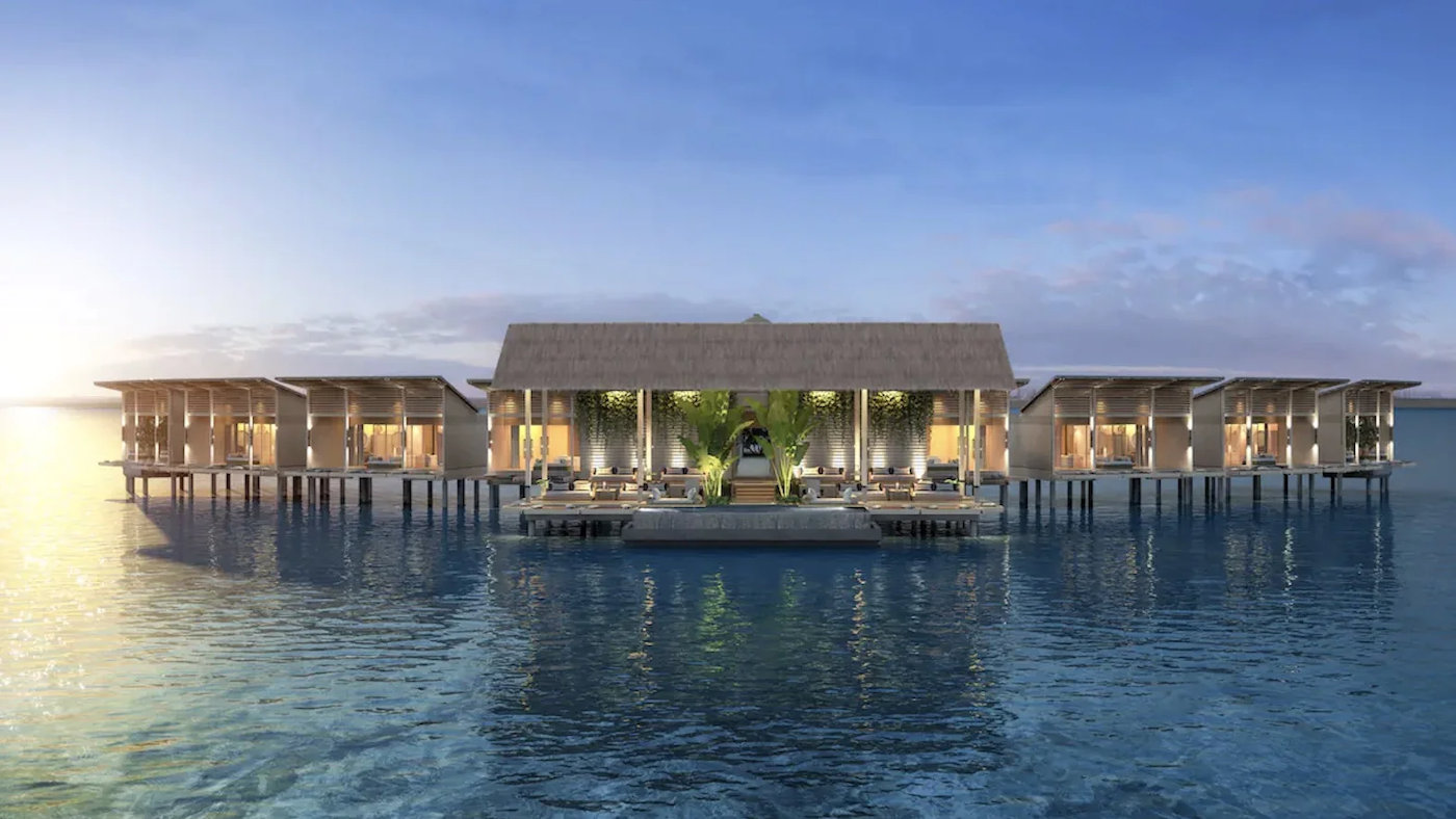 Hilton Maldives Amingiri Resort Rendering