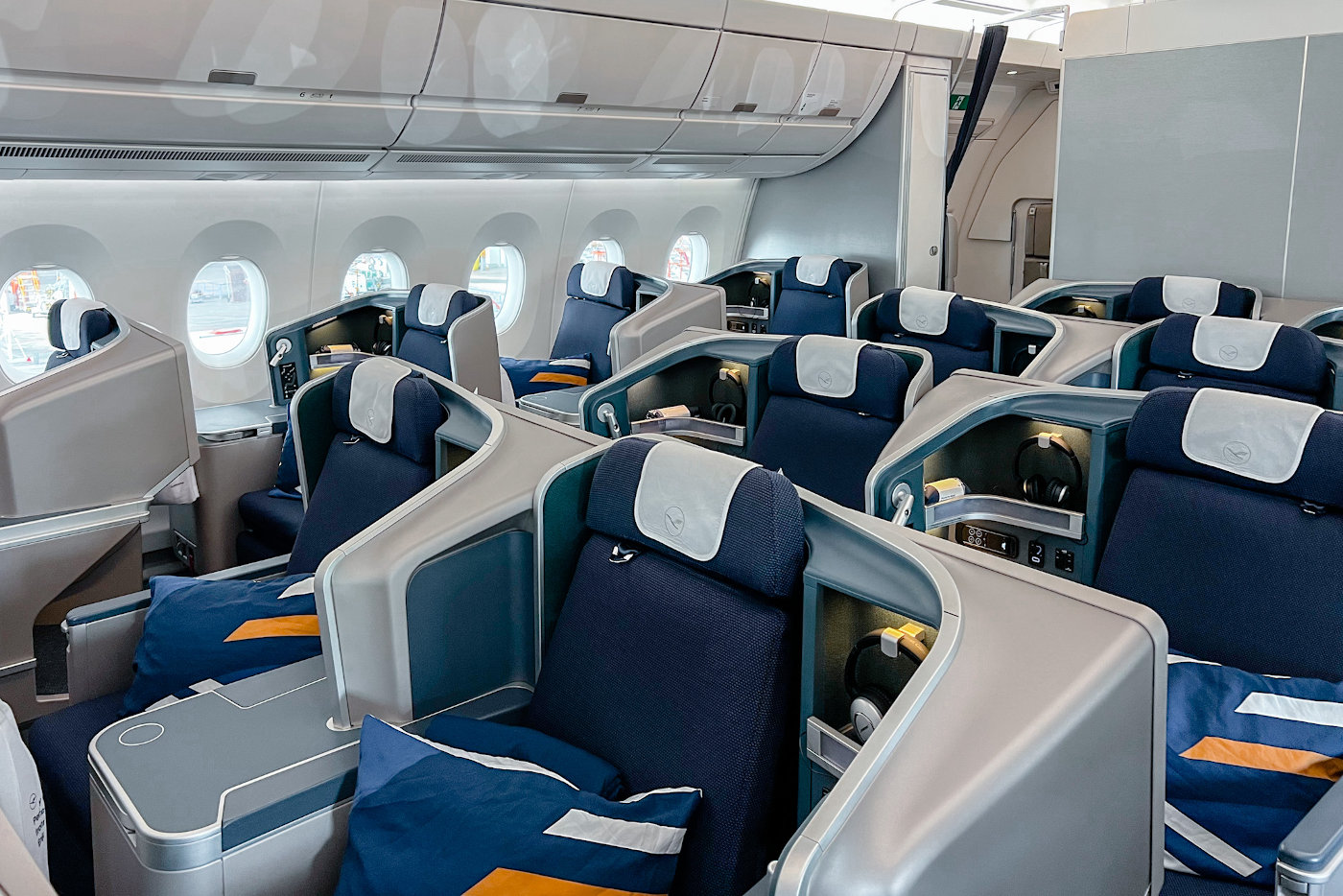 verbesserte Lufthansa Business Class Airbus A350