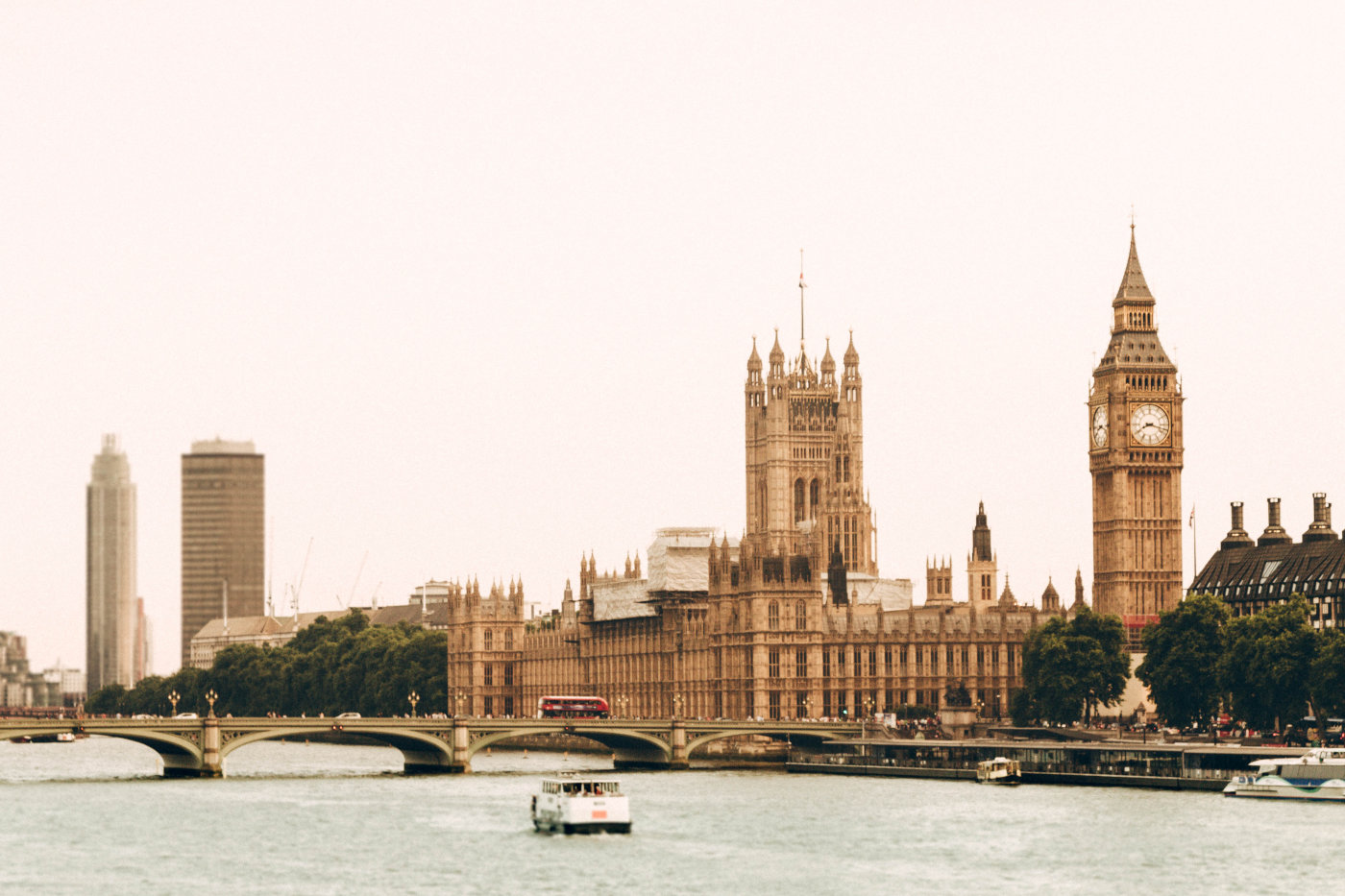 Blick auf Big Ben und House of Parliament London