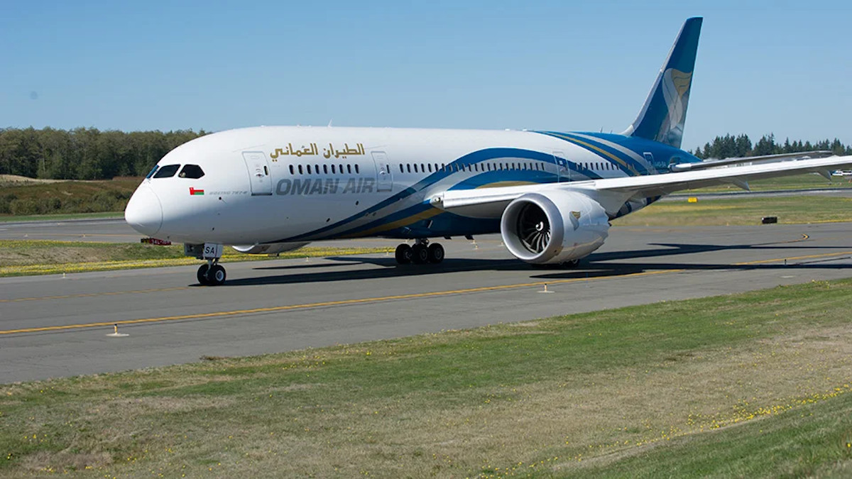 Boeing 787-Dreamliner der Oman Air