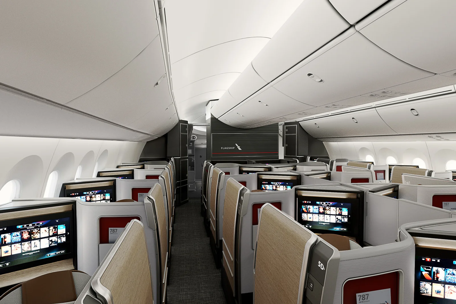 neue American Airlines Business Class Suiten