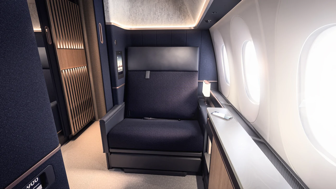 neue Lufthansa First Class Suite