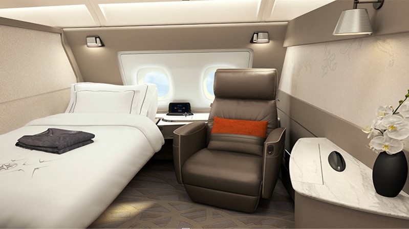 Singapore Airlines A380 First Class Suite