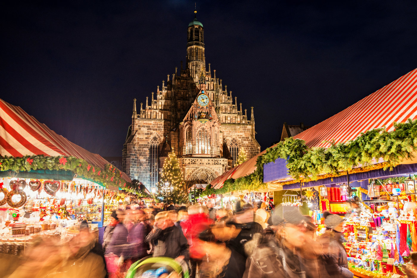 der Nürnberger Christkindlesmarkt ist einer der schönsten Weihnachtsmärkte Deutschlands