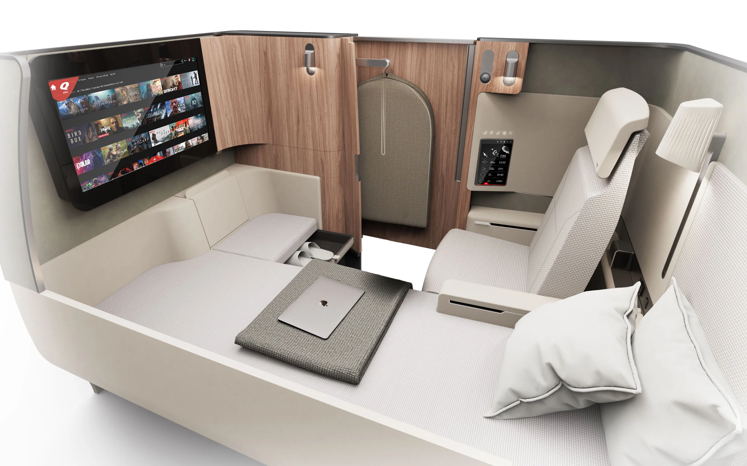 Qantas First Class Airbus A350 Project Sunrise