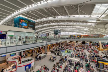 London Heathrow Terminal vereinfachte Sicherheitskontrolle