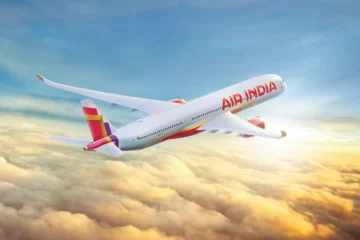 Rendering neue Flugzeugbemalung von Air India